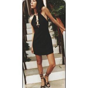 Zara Bow Black Mini Dress size medium